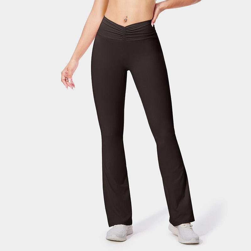 Flared Pants- Brown