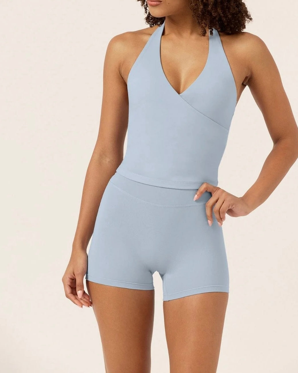 Wrap Halter Active Tank Top