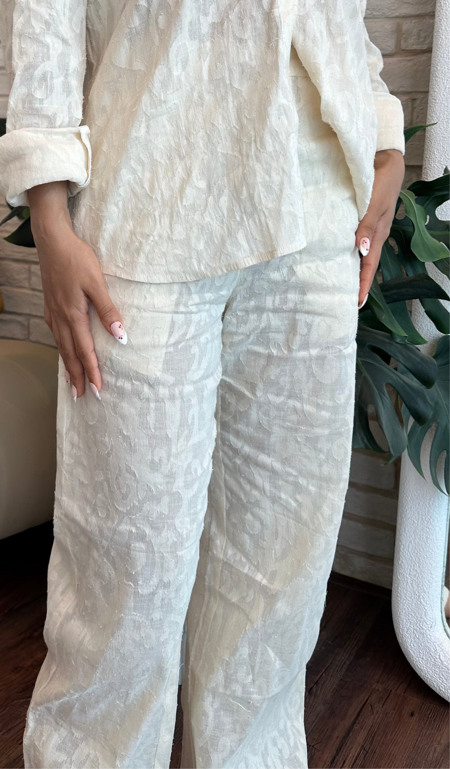 Caia Pants in Oat