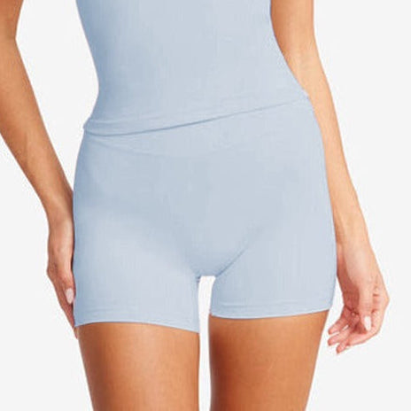 Soft sculpt Shorts—Sky