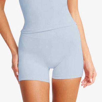 Soft sculpt Shorts—Sky