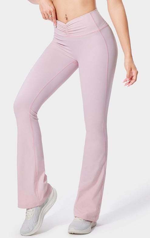 Flared Pants- Pink