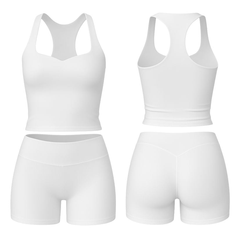 Soft sculpt Shorts—Cloud
