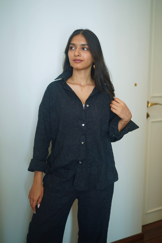 Caia shirt in Charcoal